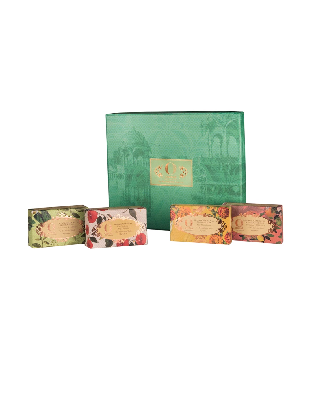OHRIA AYURVEDA Bathing Bar Gift Box for Gently Cleansing the Skin - 4-pcs, Multi
OHRIA AYURVEDA Bathing Bar Gift Box for Gently Cleansing the Skin - 4-pcs, Multi