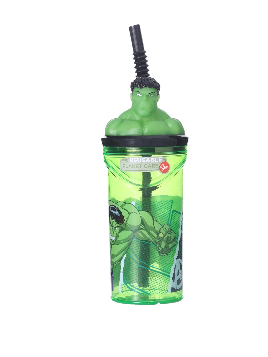 Disney Kids Green Hulk Printed Tumbler-360ml