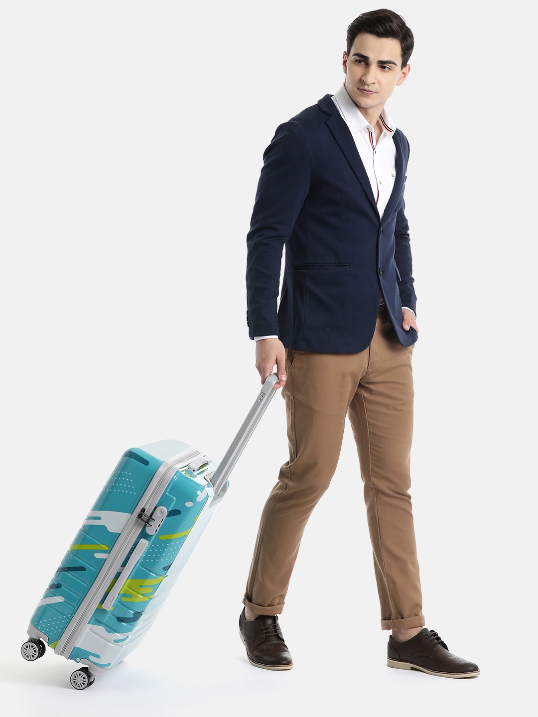 Teakwood Leathers Milkway Printed 360 Degree Rotation Hard Medium-Sized Trolley Bag 54.6L, Green
Teakwood Leathers Milkway Printed 360 Degree Rotation Hard Medium-Sized Trolley Bag 54.6L, Green