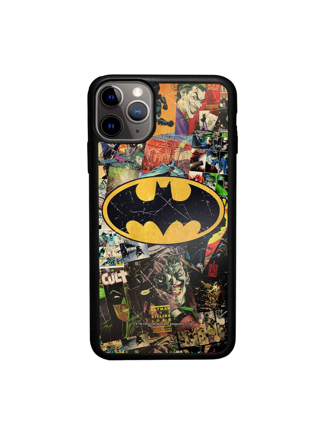 macmerise Comic Bat Printed All Side Protection iPhone 11 Pro Bumper Case, Black
macmerise Comic Bat Printed All Side Protection iPhone 11 Pro Bumper Case, Black