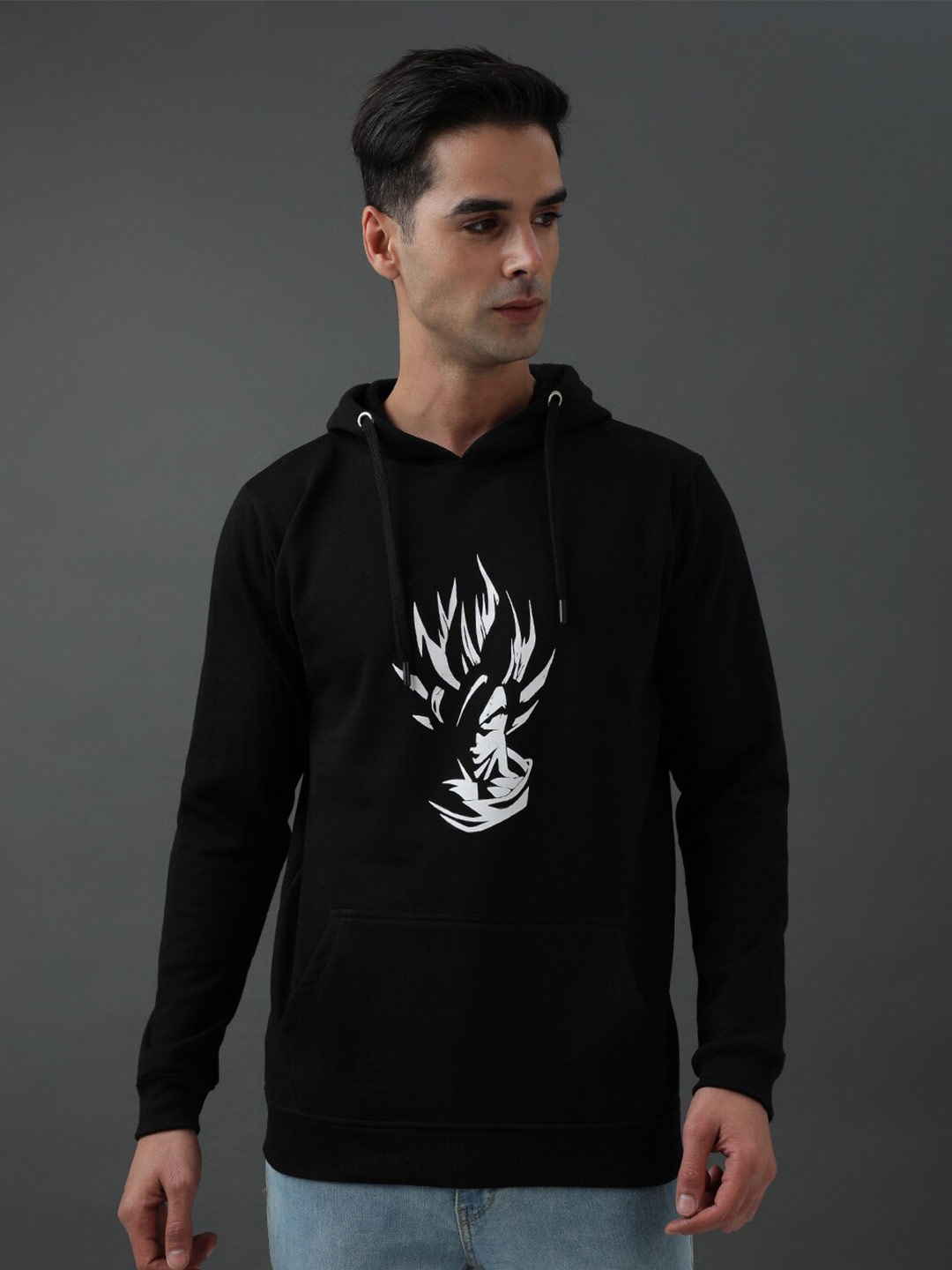 ADRO Goku Ultra Instinct Printed Hooded Long Sleeves Cotton Pullover Sweatshirt, Black
ADRO Goku Ultra Instinct Printed Hooded Long Sleeves Cotton Pullover Sweatshirt, Black