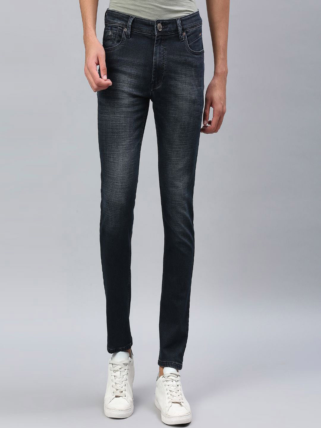 ROCKING SWAMY Men Slim Fit Light Fade Clean Look Cotton Jeans, Navy blue
ROCKING SWAMY Men Slim Fit Light Fade Clean Look Cotton Jeans, Navy blue