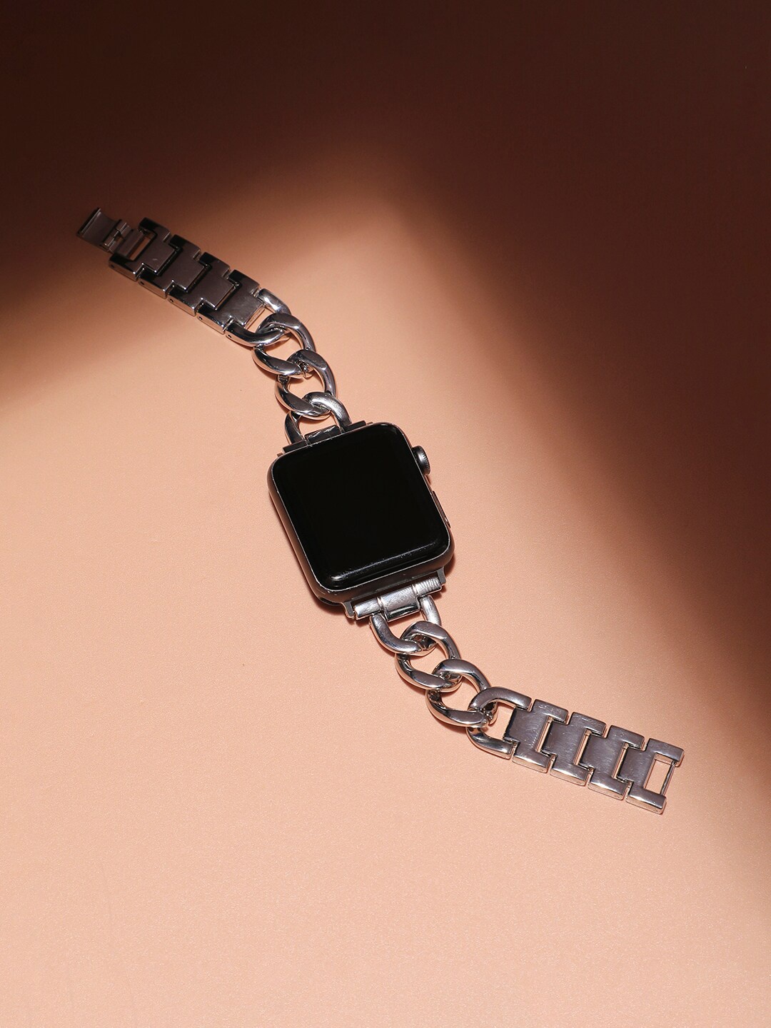 HAUTE SAUCE by Campus Sutra Women Stainless Steel Chainlink Watch Strap, Silver
HAUTE SAUCE by Campus Sutra Women Stainless Steel Chainlink Watch Strap, Silver