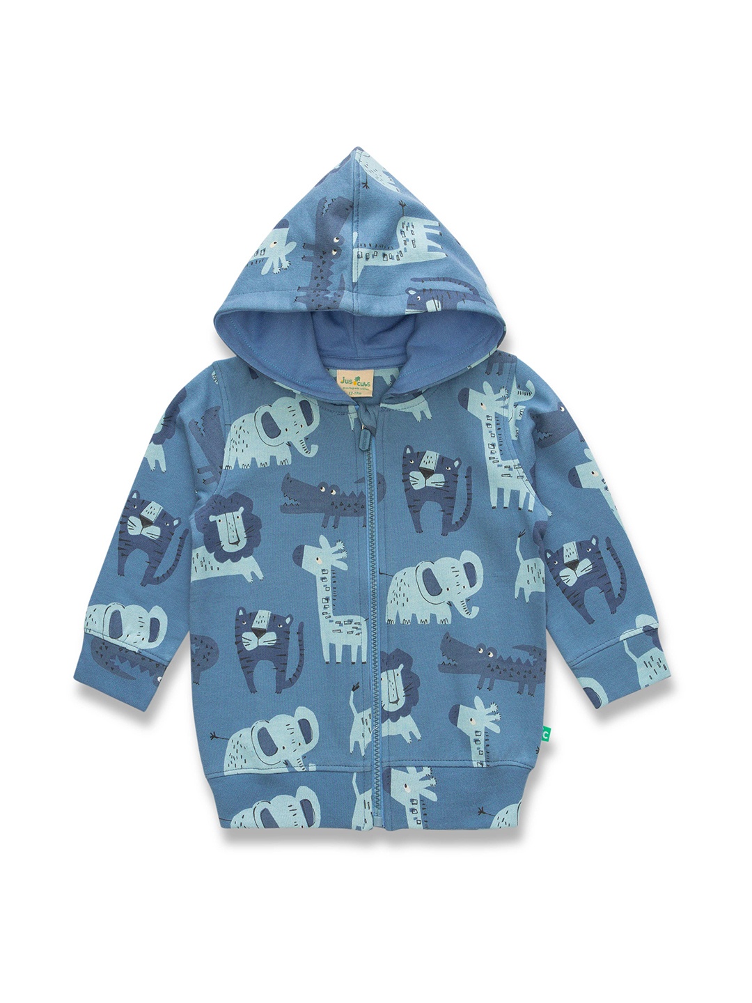 JusCubs Infant Boys Animal Graphics Printed Hooded Cotton Front-Open Sweatshirt, Blue
JusCubs Infant Boys Animal Graphics Printed Hooded Cotton Front-Open Sweatshirt, Blue