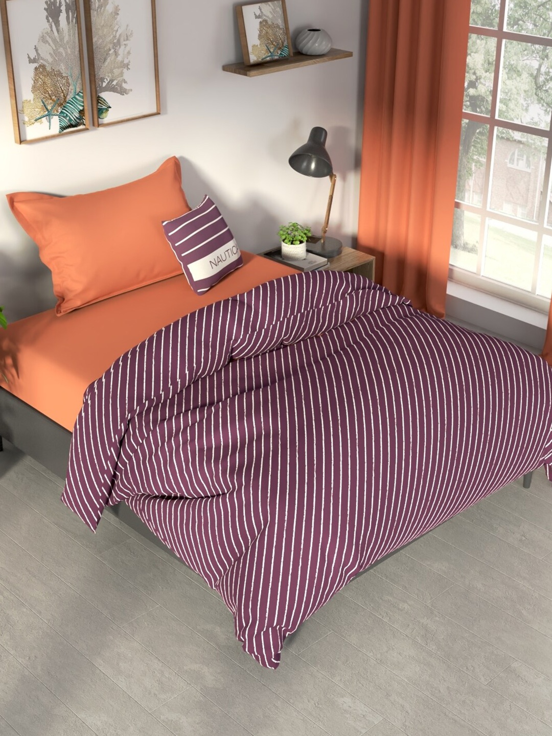 Nautica Pacific coast Purple & White Checked Cotton AC Room 120 GSM Double Bed Comforter
Nautica Pacific coast Purple & White Checked Cotton AC Room 120 GSM Double Bed Comforter