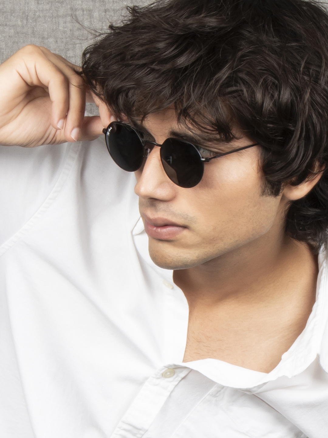 Ted Smith Unisex Black Lens & Black Round Sunglasses with UV Protected Lens TSF-GEORGE_C1
Ted Smith Unisex Black Lens & Black Round Sunglasses with UV Protected Lens TSF-GEORGE_C1