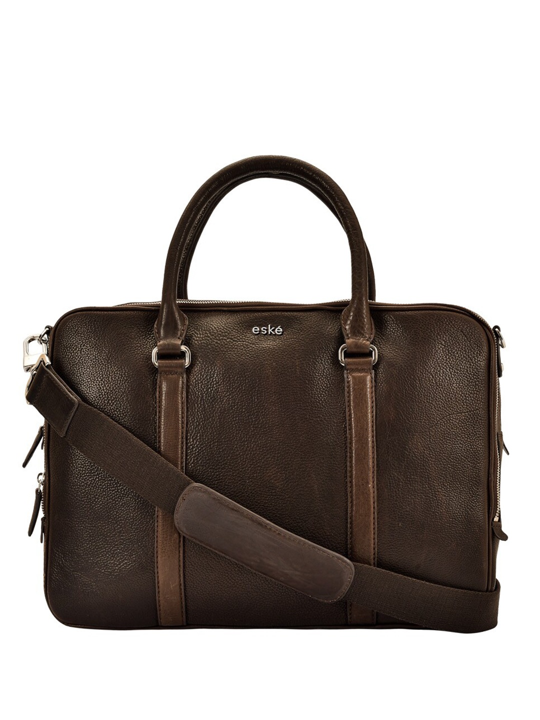Eske Unisex Leather Laptop Bag 40.64 cm, Brown