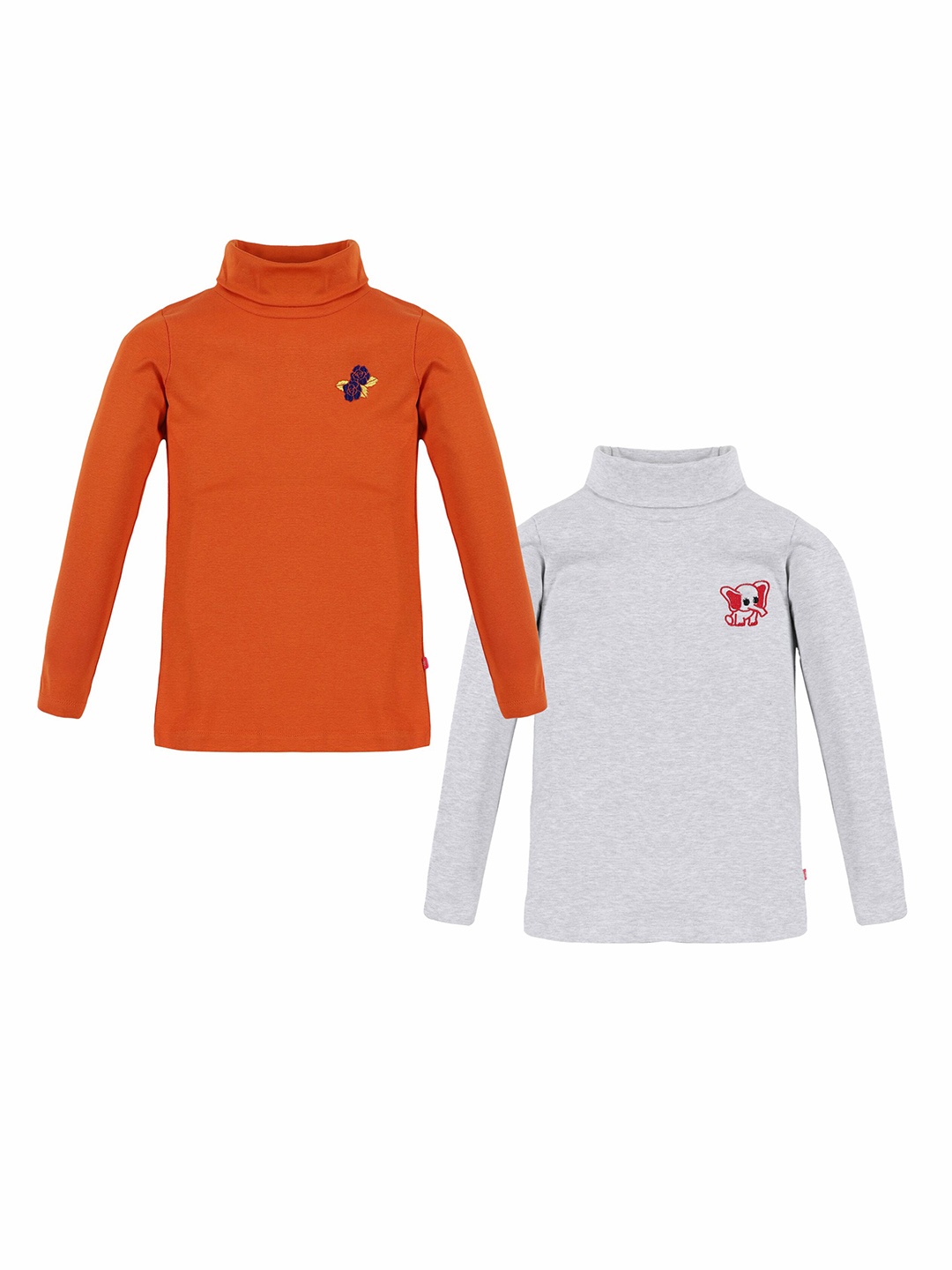 3PIN Girls Pack Of 2 Printed Turtle Neck Long Sleeve Cotton Regular Fit T-shirts, Orange
3PIN Girls Pack Of 2 Printed Turtle Neck Long Sleeve Cotton Regular Fit T-shirts, Orange