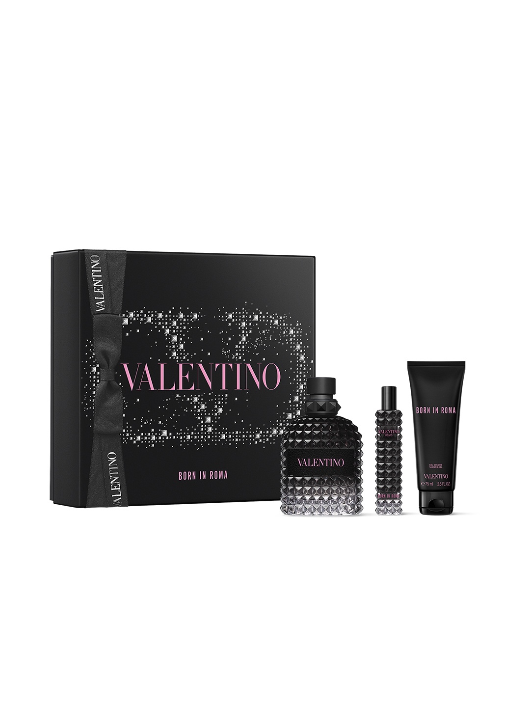 Valentino Men Born In Roma Uomo Set - EDP100ml + Shower Gel75ml + Travel Size15ml, Black
Valentino Men Born In Roma Uomo Set - EDP100ml + Shower Gel75ml + Travel Size15ml, Black