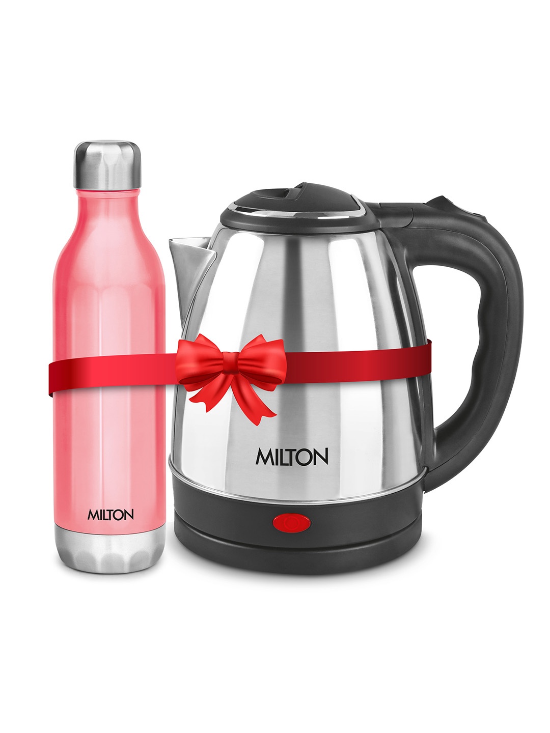 Milton Go Electro Kettle 1.5 L and Bliss 1100 Pink Stainless Steel Water Bottle- 1.06 l
Milton Go Electro Kettle 1.5 L and Bliss 1100 Pink Stainless Steel Water Bottle- 1.06 l