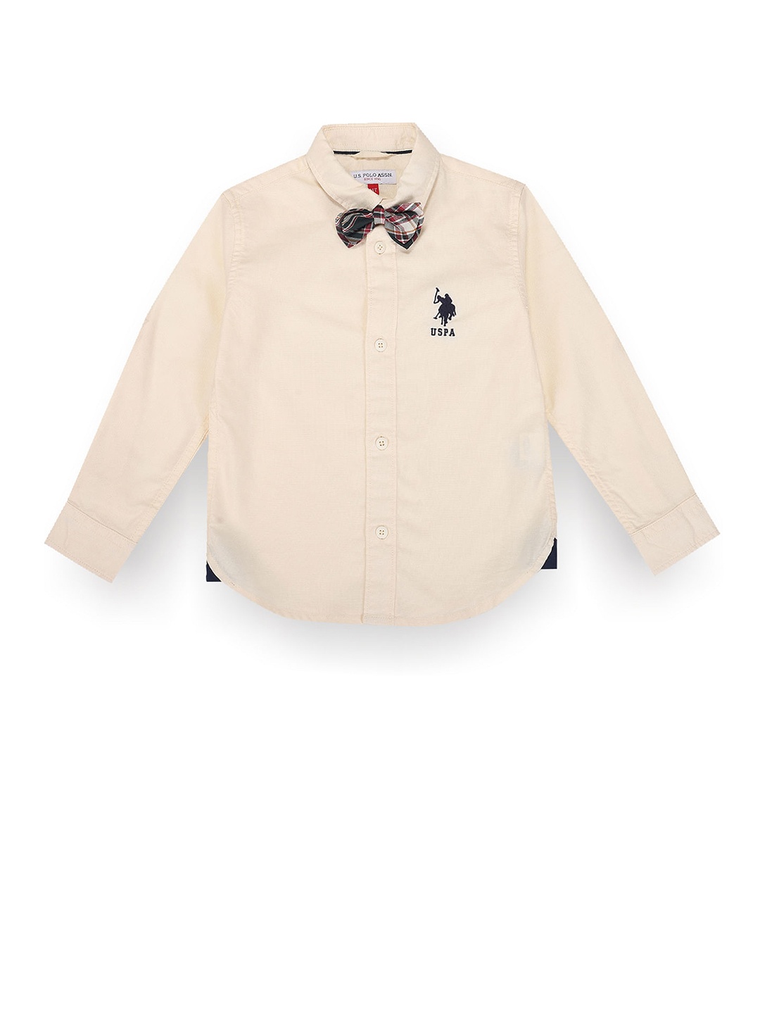 U.S. Polo Assn. Kids Boys Classic Corduroy Pure Cotton Casual Shirt With Detachable Bow, White
U.S. Polo Assn. Kids Boys Classic Corduroy Pure Cotton Casual Shirt With Detachable Bow, White