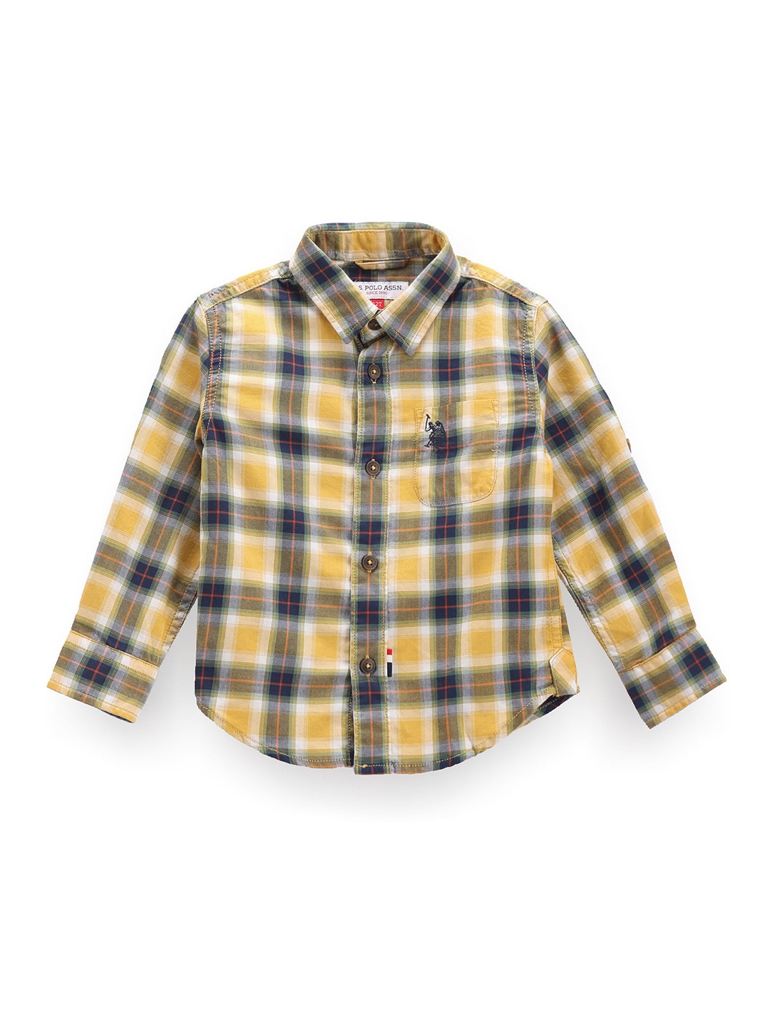 U.S. Polo Assn. Kids Boys Classic Fit Tartan Checked Twill Weave Pure Cotton Casual Shirt, Green
U.S. Polo Assn. Kids Boys Classic Fit Tartan Checked Twill Weave Pure Cotton Casual Shirt, Green