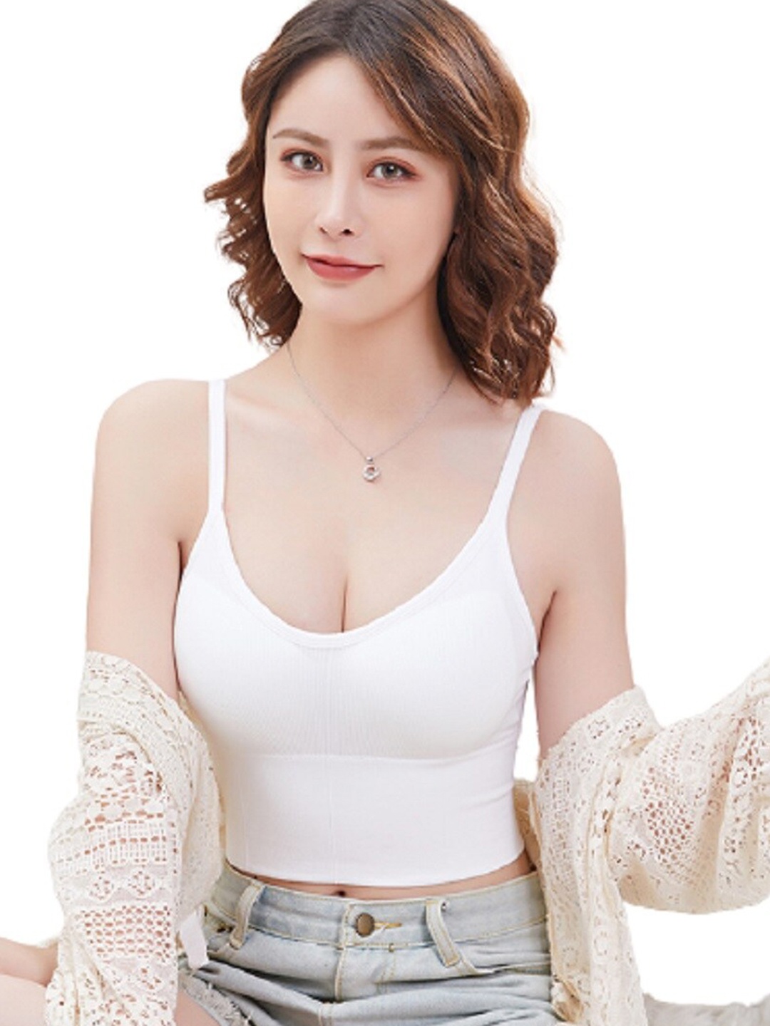 MYYNTI Medium Coverage Removable Padding Dry Fit All Day Comfort Cotton Everyday Bra, White
MYYNTI Medium Coverage Removable Padding Dry Fit All Day Comfort Cotton Everyday Bra, White