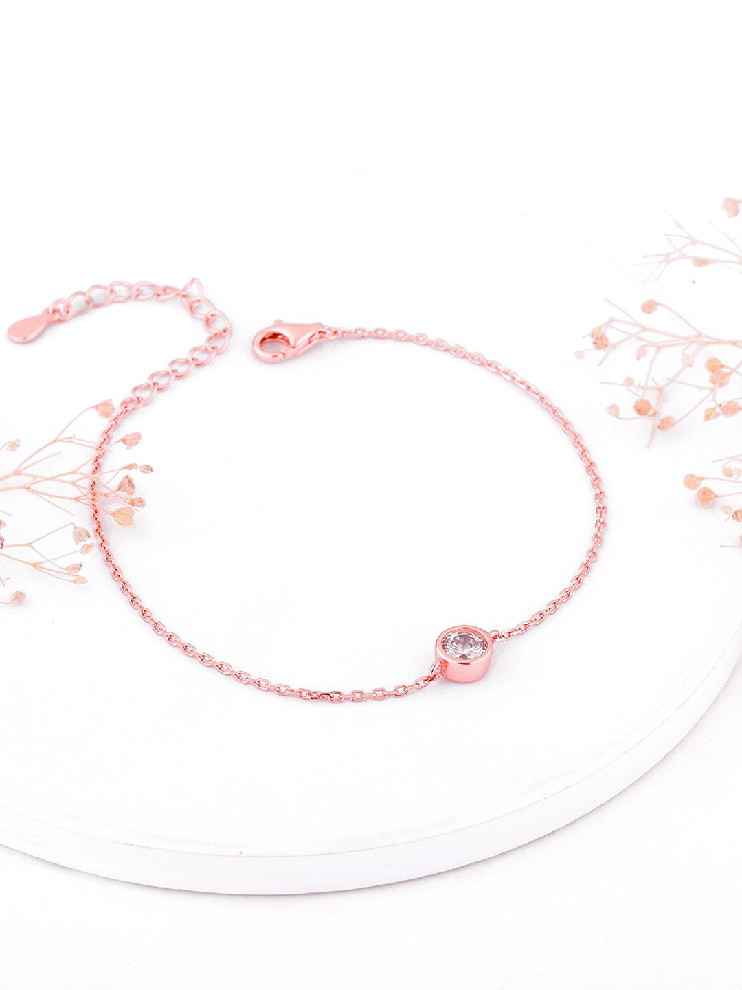 GIVA Women 925 Sterling Silver Rose Gold-Plated Link Bracelet
GIVA Women 925 Sterling Silver Rose Gold-Plated Link Bracelet