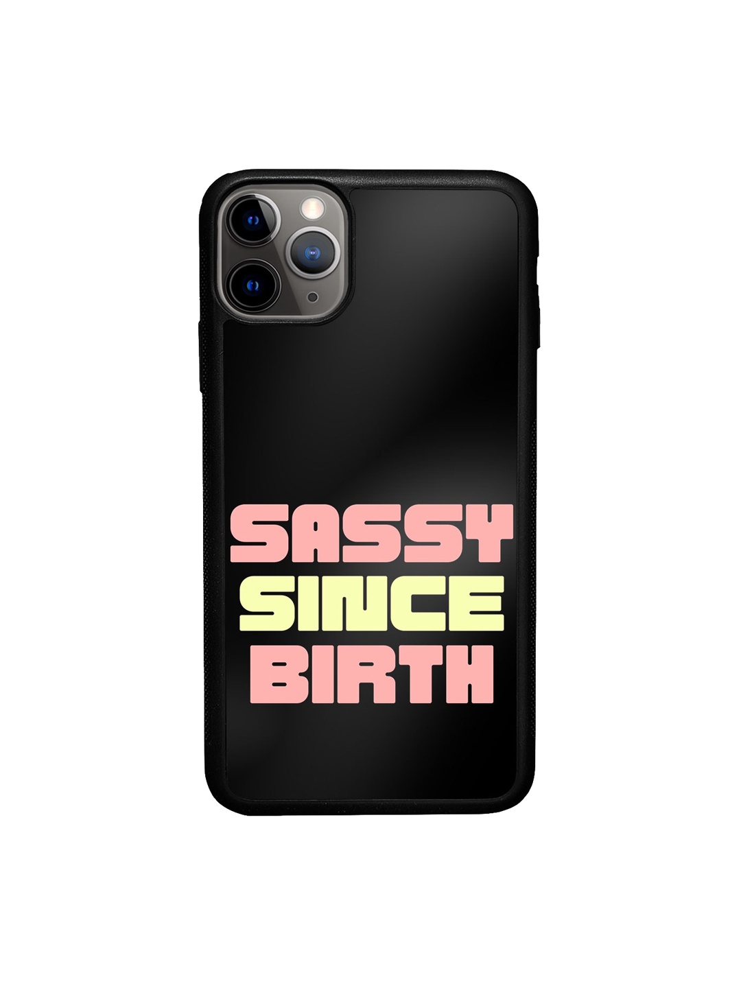 macmerise Sassy Since Birth Printed iPhone 11 Pro Max Phone Bumper Case Cover, Black
macmerise Sassy Since Birth Printed iPhone 11 Pro Max Phone Bumper Case Cover, Black