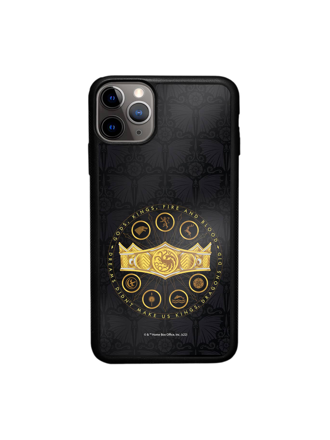 macmerise Seven Kingdoms Crown Printed iPhone 11 Pro Max Bumper Case Cover, Black
macmerise Seven Kingdoms Crown Printed iPhone 11 Pro Max Bumper Case Cover, Black