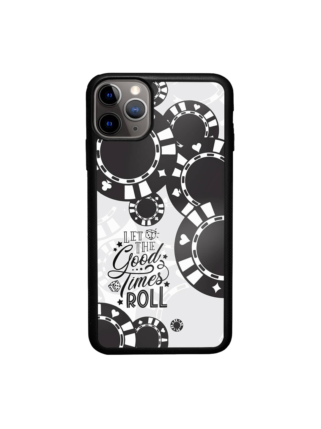 macmerise Let The Good Times Roll Printed iPhone 11 Pro Max Phone Bumper Case Cover, Black
macmerise Let The Good Times Roll Printed iPhone 11 Pro Max Phone Bumper Case Cover, Black