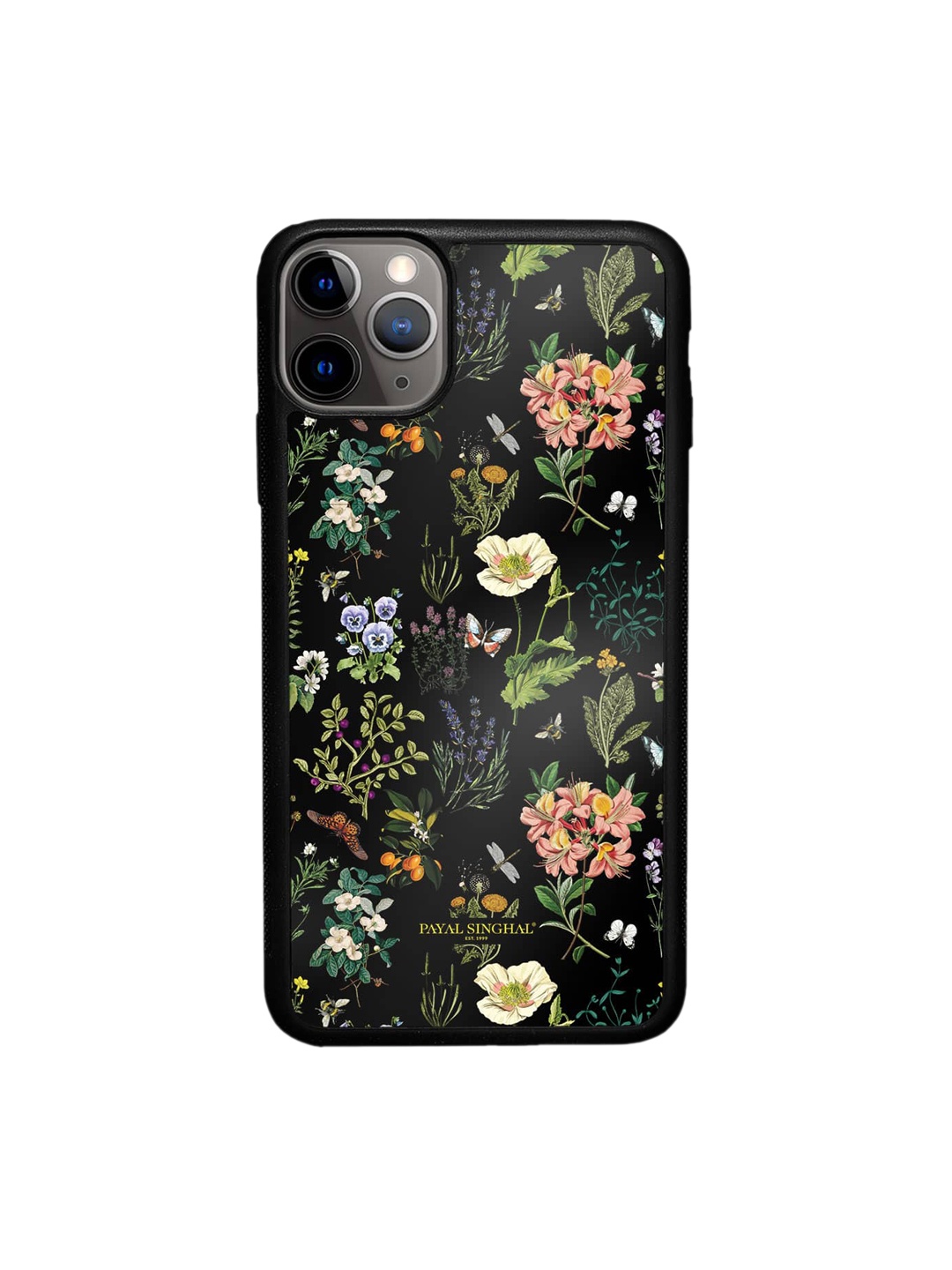 macmerise Payal Singhal Titli Floral Printed iPhone 11 Pro Max Phone Bumper Case Cover, Black
macmerise Payal Singhal Titli Floral Printed iPhone 11 Pro Max Phone Bumper Case Cover, Black