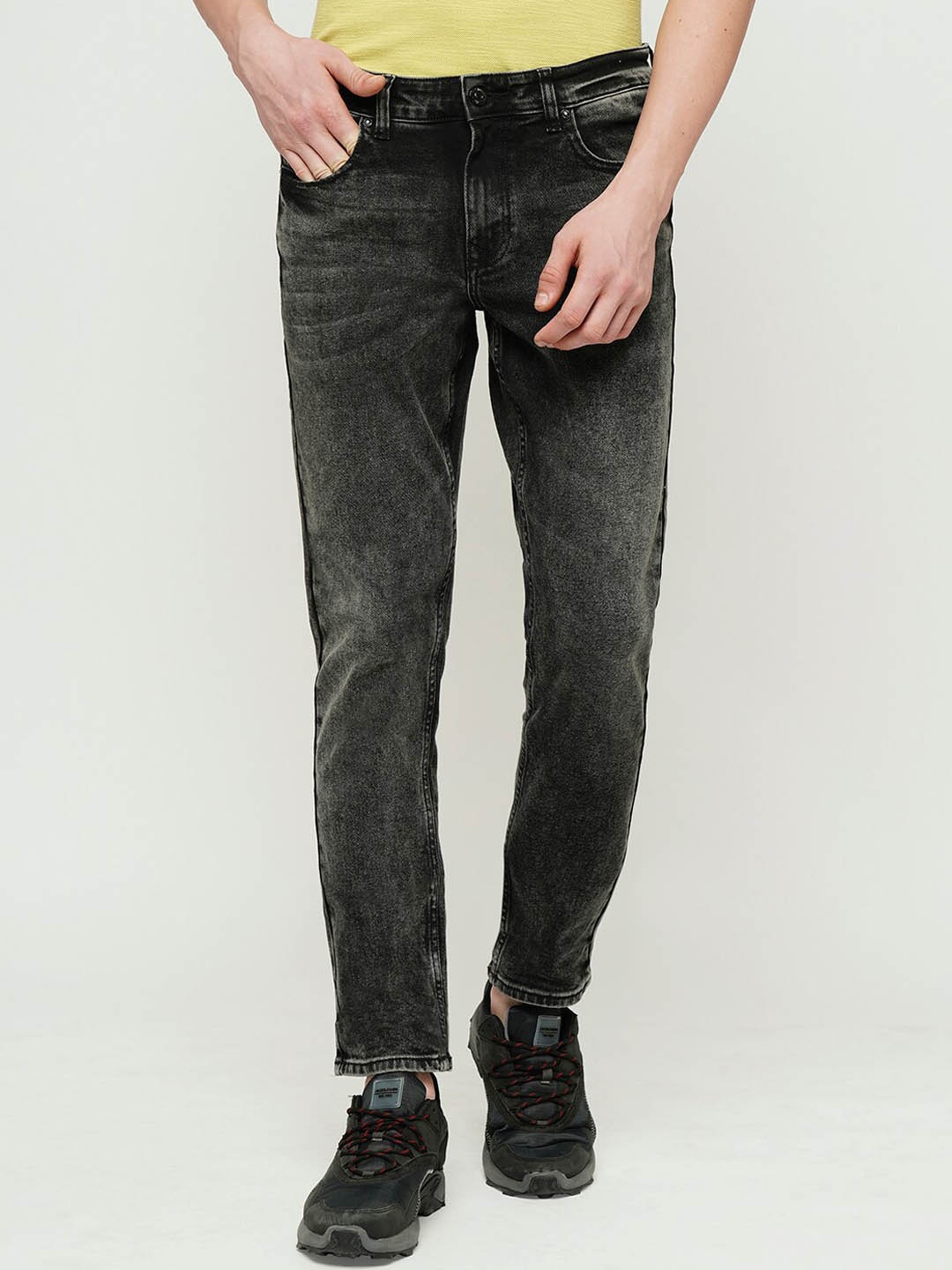 Jack & Jones Men Mid Rise Slim Fit Clean Look Heavy Fade Stretchable Jeans, Grey
Jack & Jones Men Mid Rise Slim Fit Clean Look Heavy Fade Stretchable Jeans, Grey