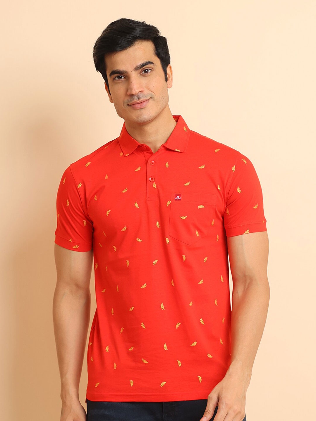 berry blues Floral Printed Short Sleeves Polo Collar Pockets Cotton Casual T-shirt, Red
berry blues Floral Printed Short Sleeves Polo Collar Pockets Cotton Casual T-shirt, Red