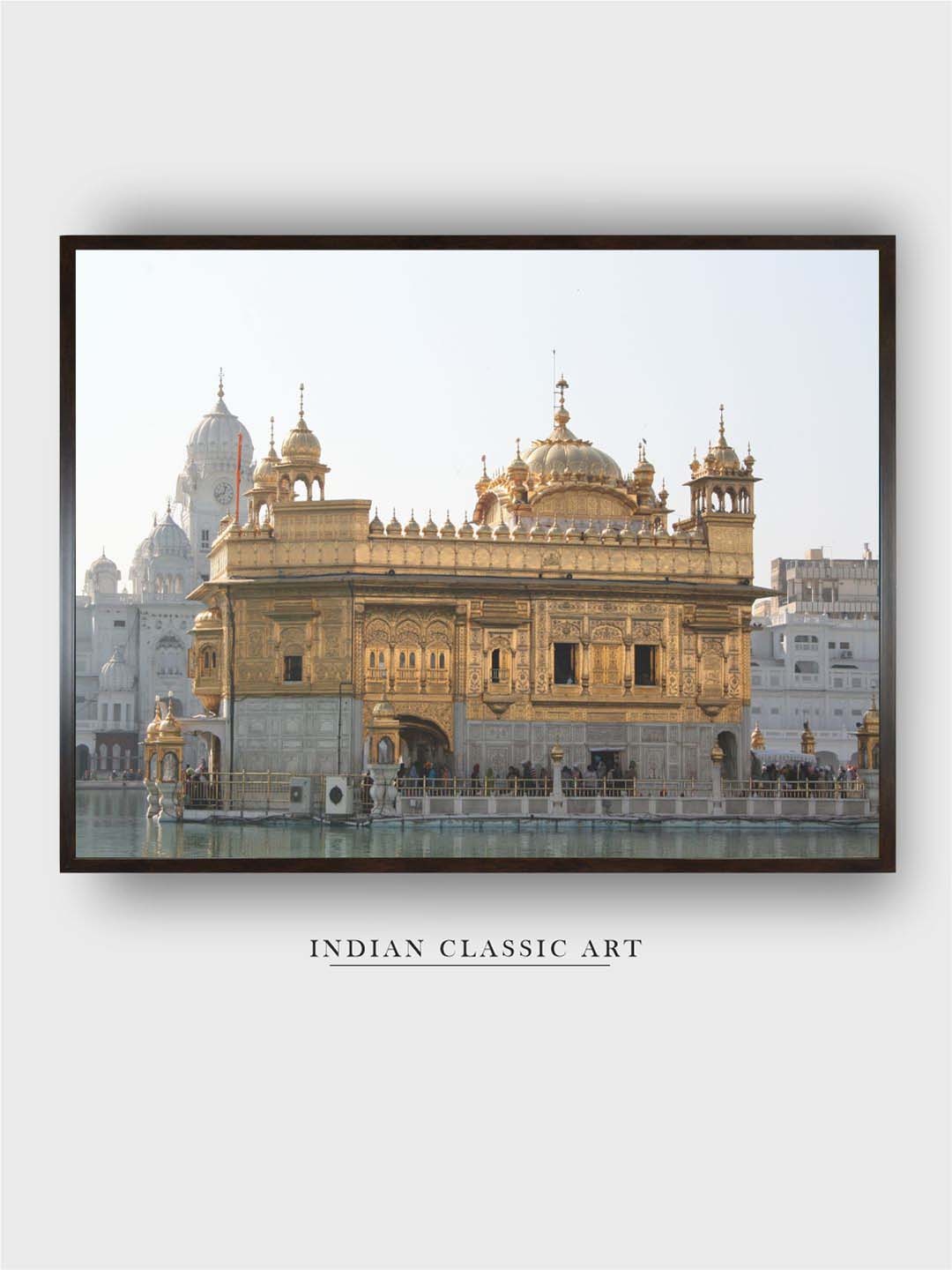 INDIAN CLASSIC ART Brown & Grey Wooden Templo Dorado Amritsar India Printed Wall Art
INDIAN CLASSIC ART Brown & Grey Wooden Templo Dorado Amritsar India Printed Wall Art
