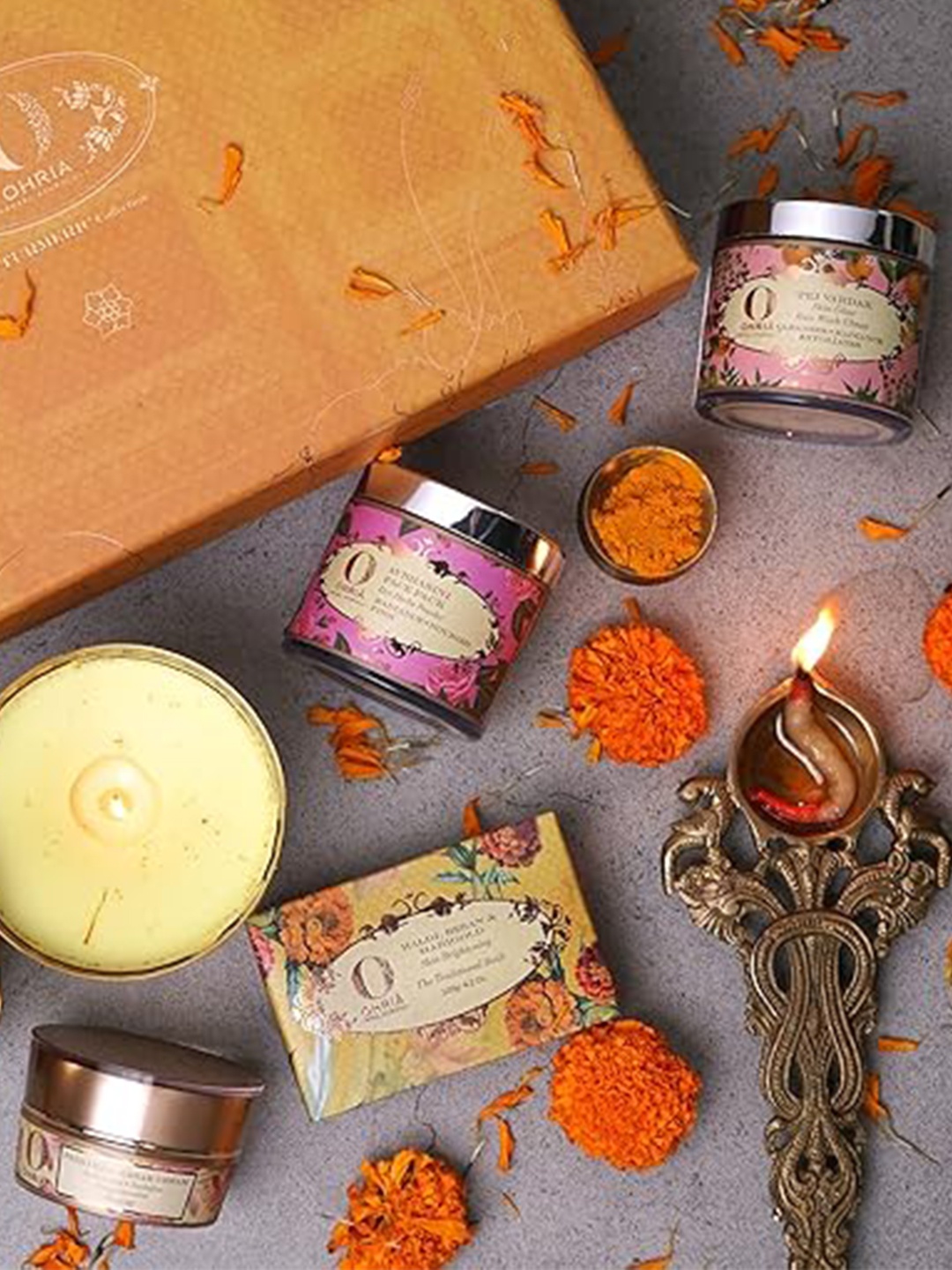 OHRIA AYURVEDA 4Pcs Turmeric & Saffron Face Wash-Cream-Face Pack & Bathing Bar, Multi
OHRIA AYURVEDA 4Pcs Turmeric & Saffron Face Wash-Cream-Face Pack & Bathing Bar, Multi