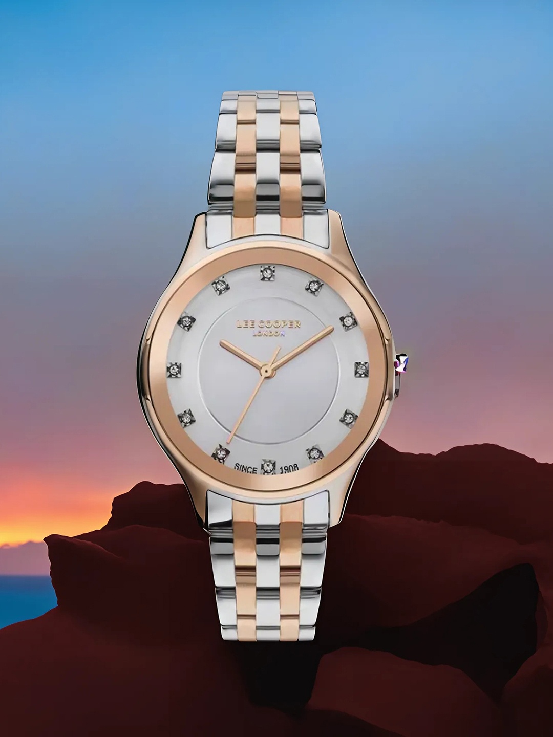 Lee Cooper Women Stainless Steel Bracelet Style Straps Analogue Watch LC07867.530, Silver
Lee Cooper Women Stainless Steel Bracelet Style Straps Analogue Watch LC07867.530, Silver