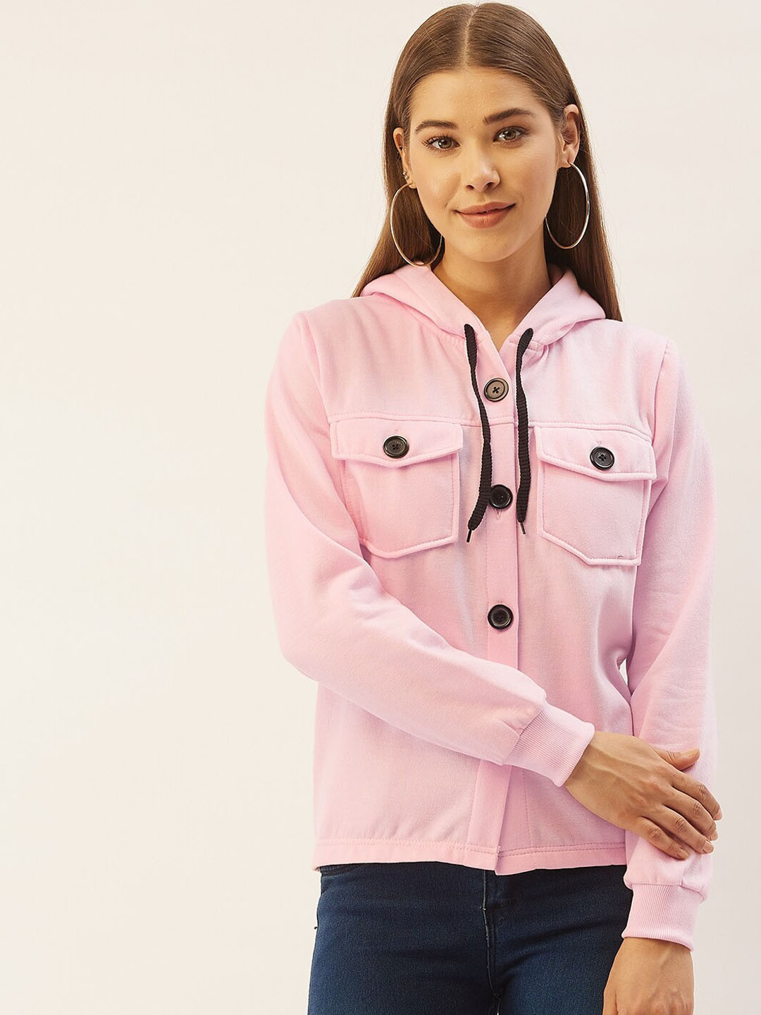 BAESD Lightweight Hooded Tailored Jacket, Pink 
BAESD Lightweight Hooded Tailored Jacket, Pink