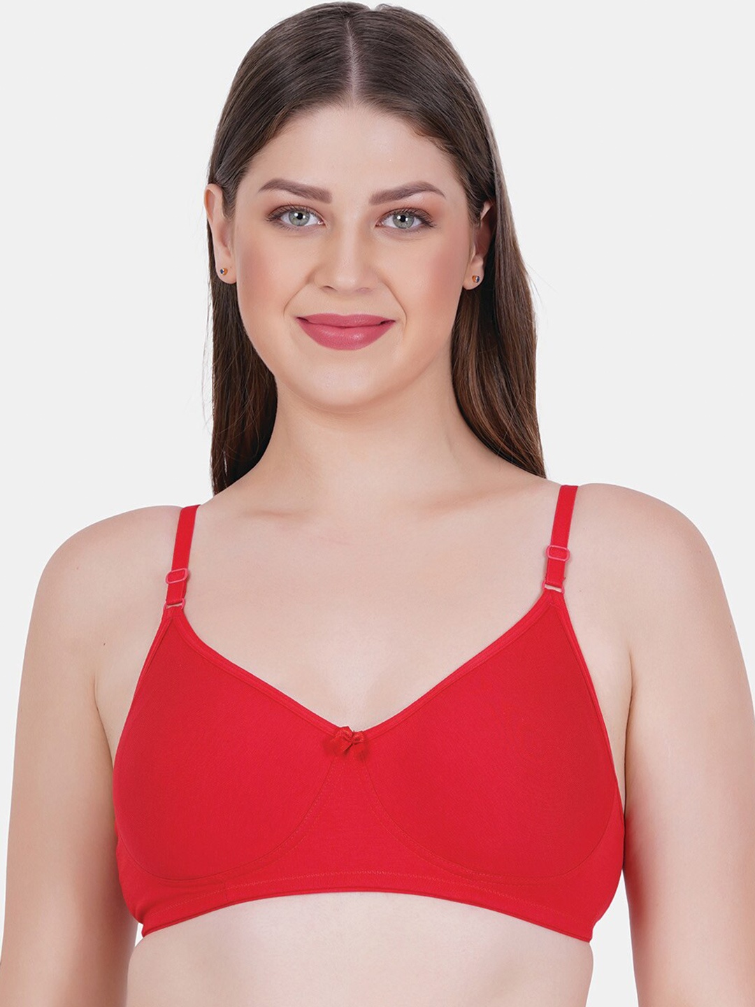 Reveira Non-Padded Medium Coverage All Day Comfort Dry-Fit Seamless Everyday Bra, Red
Reveira Non-Padded Medium Coverage All Day Comfort Dry-Fit Seamless Everyday Bra, Red