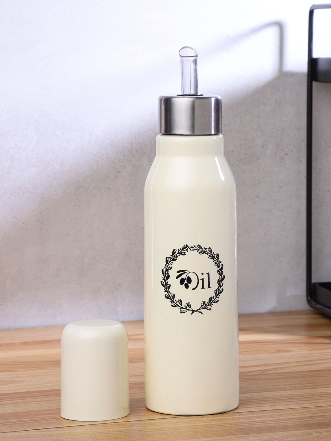 dudki Off White & Black Stainless Steel Dishwasher and Microwave Safe Oil Dispenser 750 ml
dudki Off White & Black Stainless Steel Dishwasher and Microwave Safe Oil Dispenser 750 ml