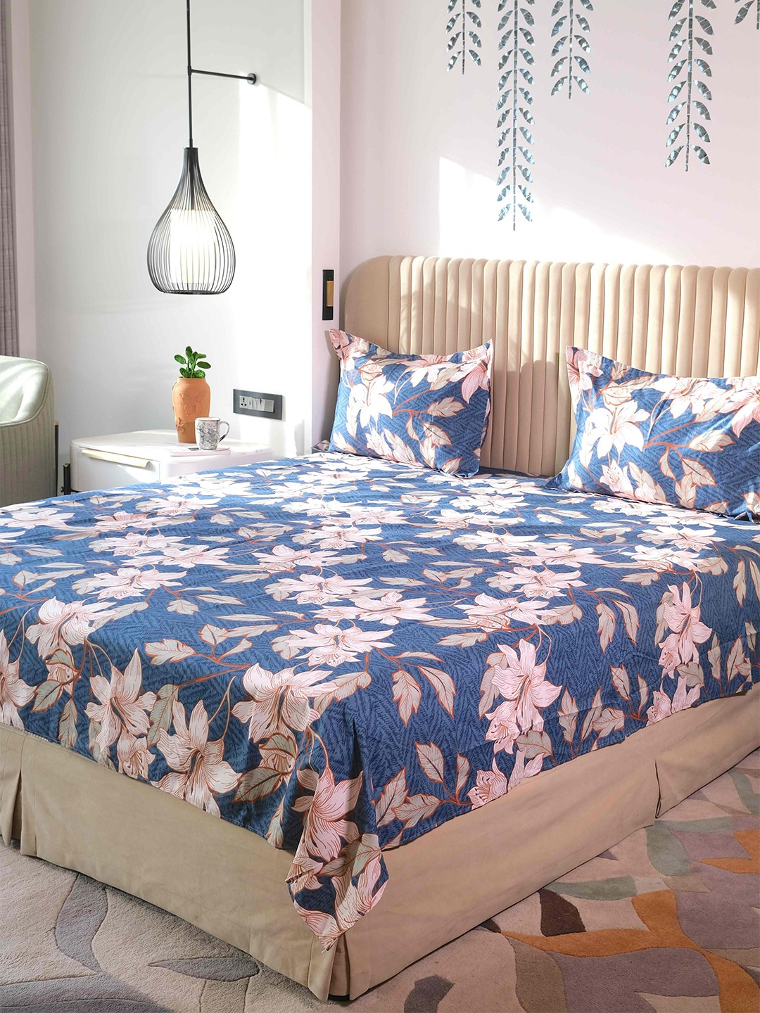 Pure Decor Queen Size Double Bed Bedsheet With 2 Pillow Covers 90in X 100in,228cm X 254cms, Blue
Pure Decor Queen Size Double Bed Bedsheet With 2 Pillow Covers 90in X 100in,228cm X 254cms, Blue