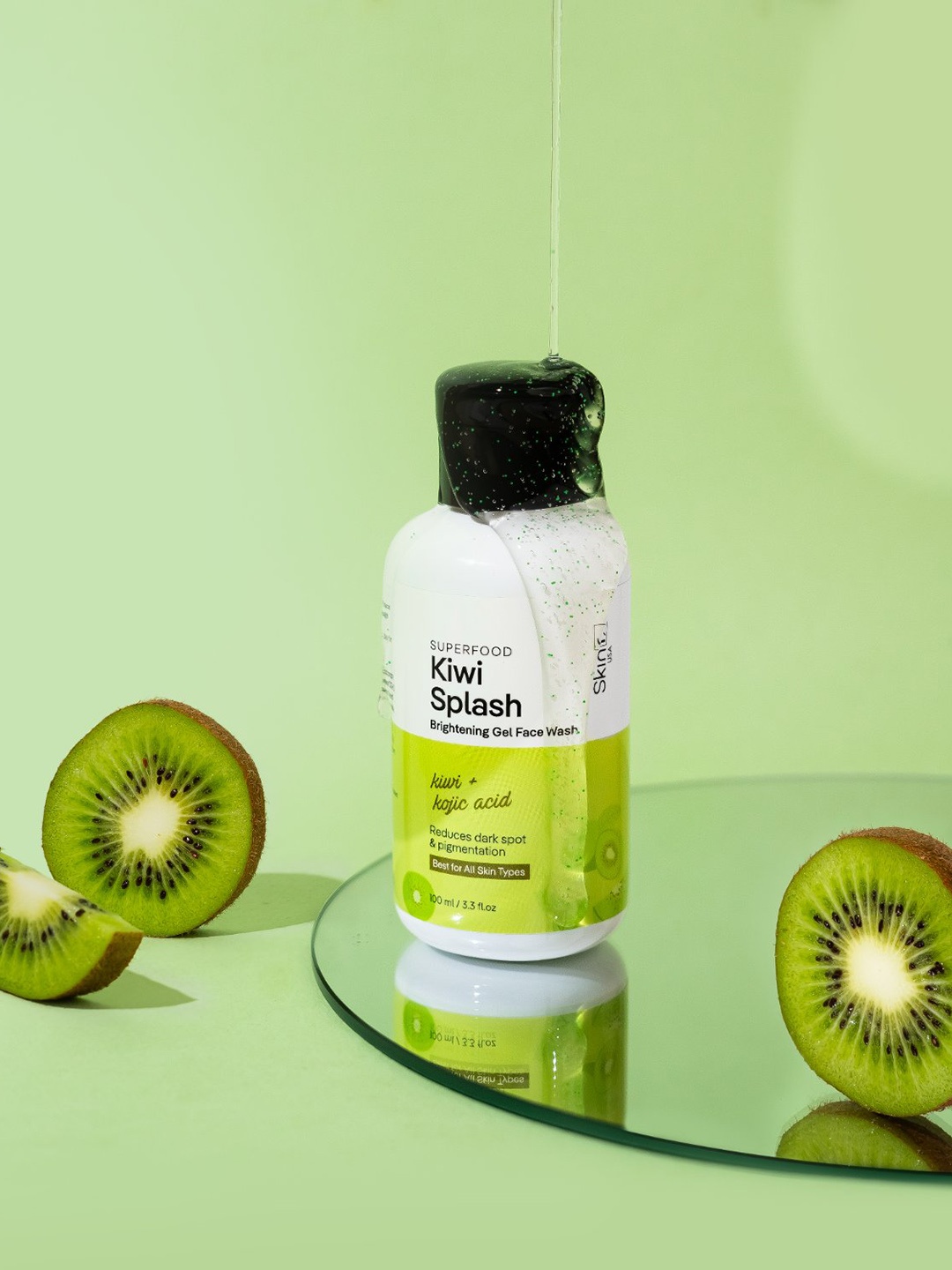 Skin Fx Superfood Splash Brightening Gel Face Wash with Kiwi & Kojic Acid - 100ml, White
Skin Fx Superfood Splash Brightening Gel Face Wash with Kiwi & Kojic Acid - 100ml, White