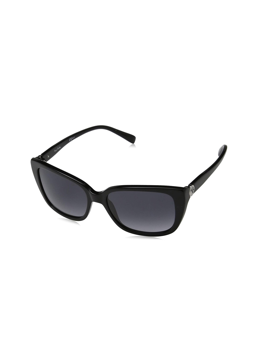 pierre cardin Women Rectangle Sunglasses with Polarised Lens 200483807559O, Black