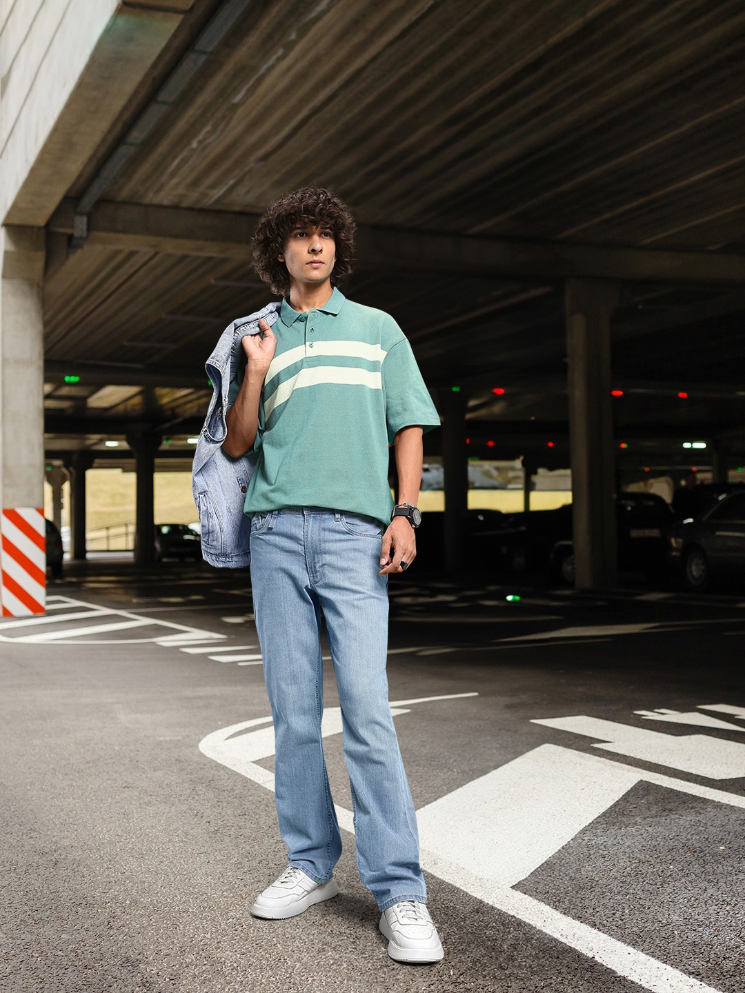 The Roadster Life Co. Striped Polo Collar Drop-Shoulder Sleeves Pure Cotton T-shirt, Blue
The Roadster Life Co. Striped Polo Collar Drop-Shoulder Sleeves Pure Cotton T-shirt, Blue