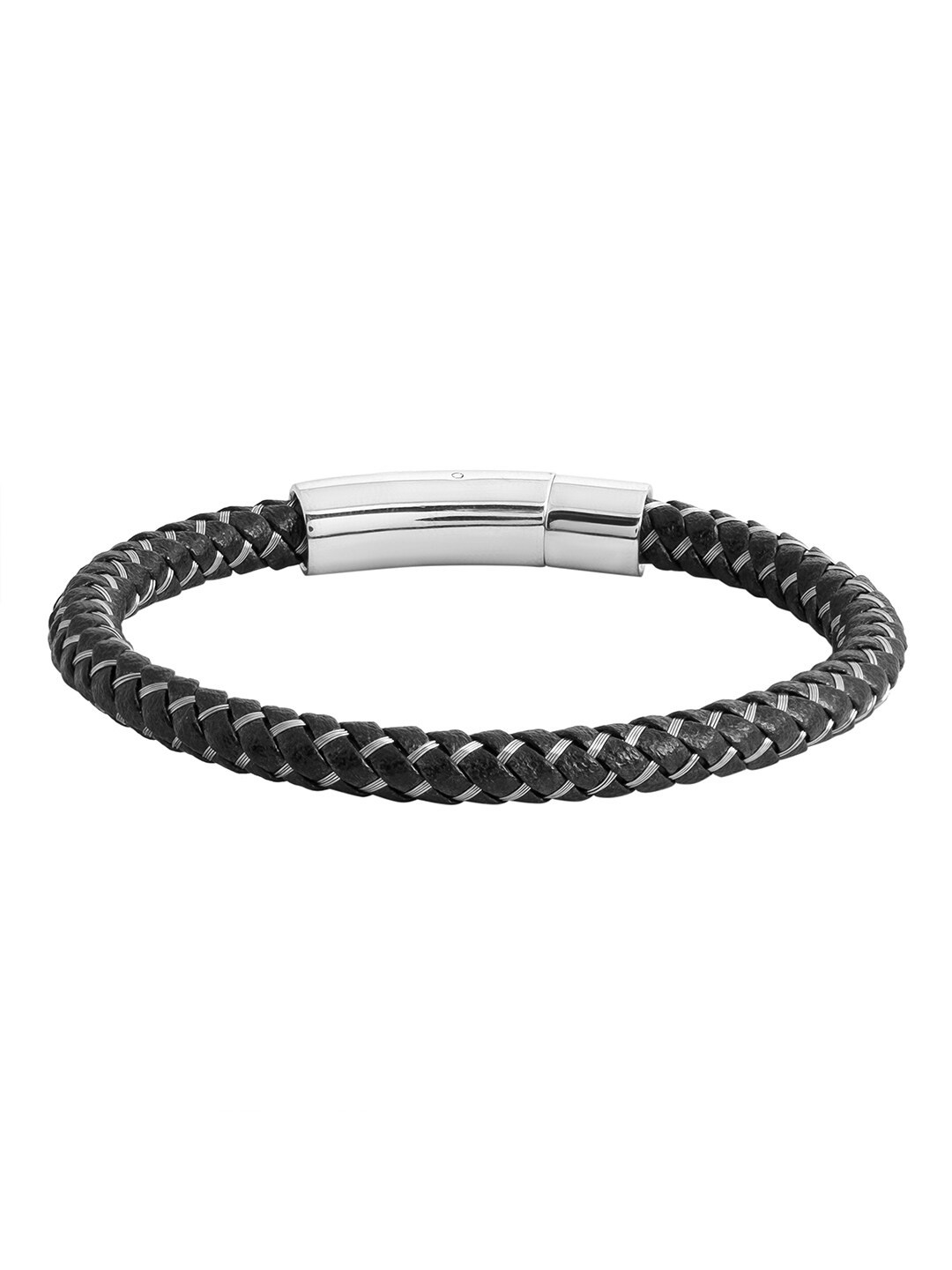 bodha Men Leather Wraparound Bracelet, Silver
bodha Men Leather Wraparound Bracelet, Silver