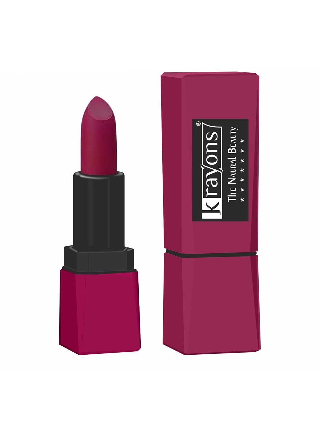 krayons Intense Matte Velvet Touche Waterproof & Long Lasting Lipstick - Rose Red 302, Magenta
krayons Intense Matte Velvet Touche Waterproof & Long Lasting Lipstick - Rose Red 302, Magenta