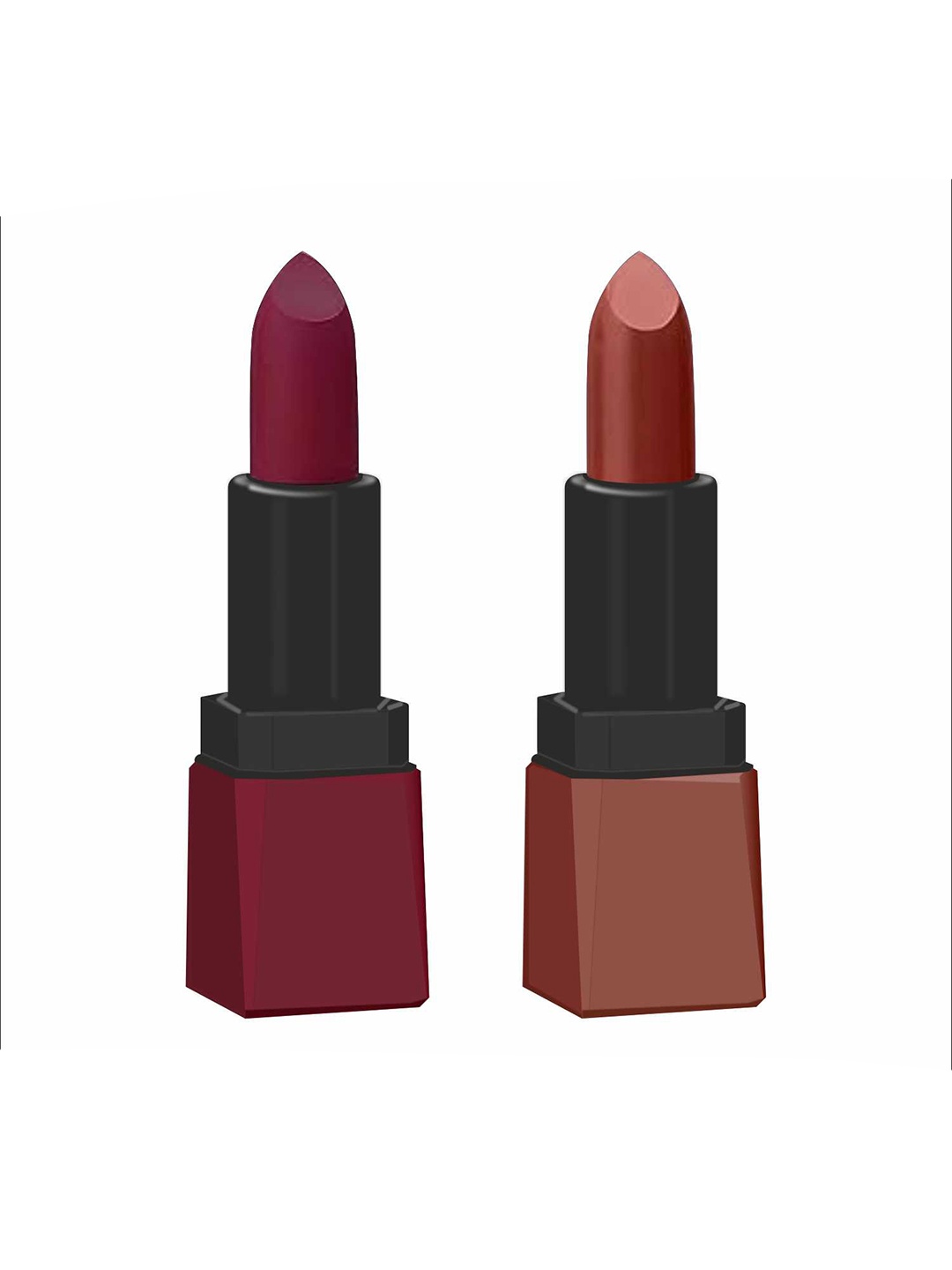krayons Set Of 2 Intense Matte Velvet Touche Waterproof & Long Lasting Lipsticks, Brown
krayons Set Of 2 Intense Matte Velvet Touche Waterproof & Long Lasting Lipsticks, Brown