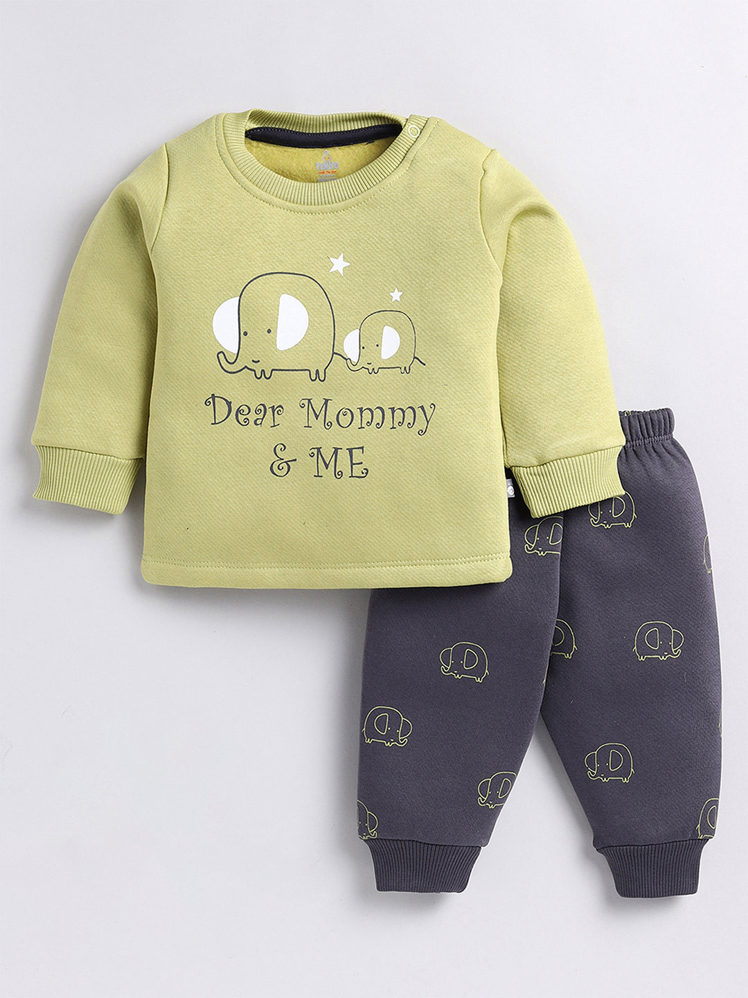 Moms Love Boys Printed T-shirt with Pyjamas, Sea green
Moms Love Boys Printed T-shirt with Pyjamas, Sea green