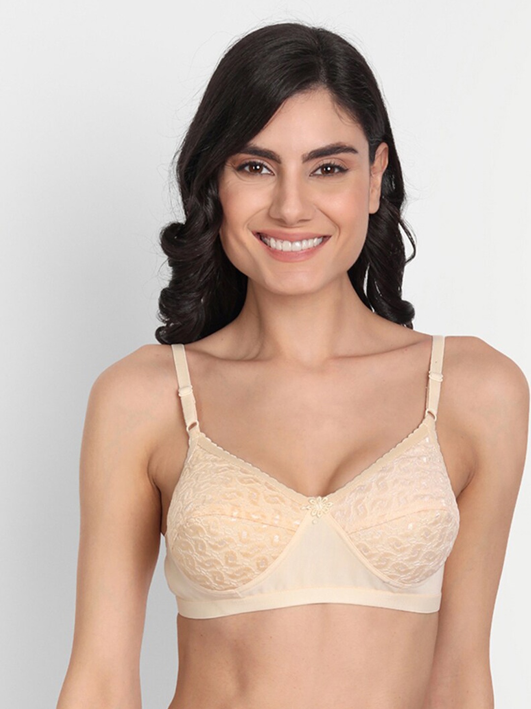 T.T. Pack Of 2 Full Coverage Cut and Sew Non Padded Everyday Bras With All Day Comfort, Beige
T.T. Pack Of 2 Full Coverage Cut and Sew Non Padded Everyday Bras With All Day Comfort, Beige