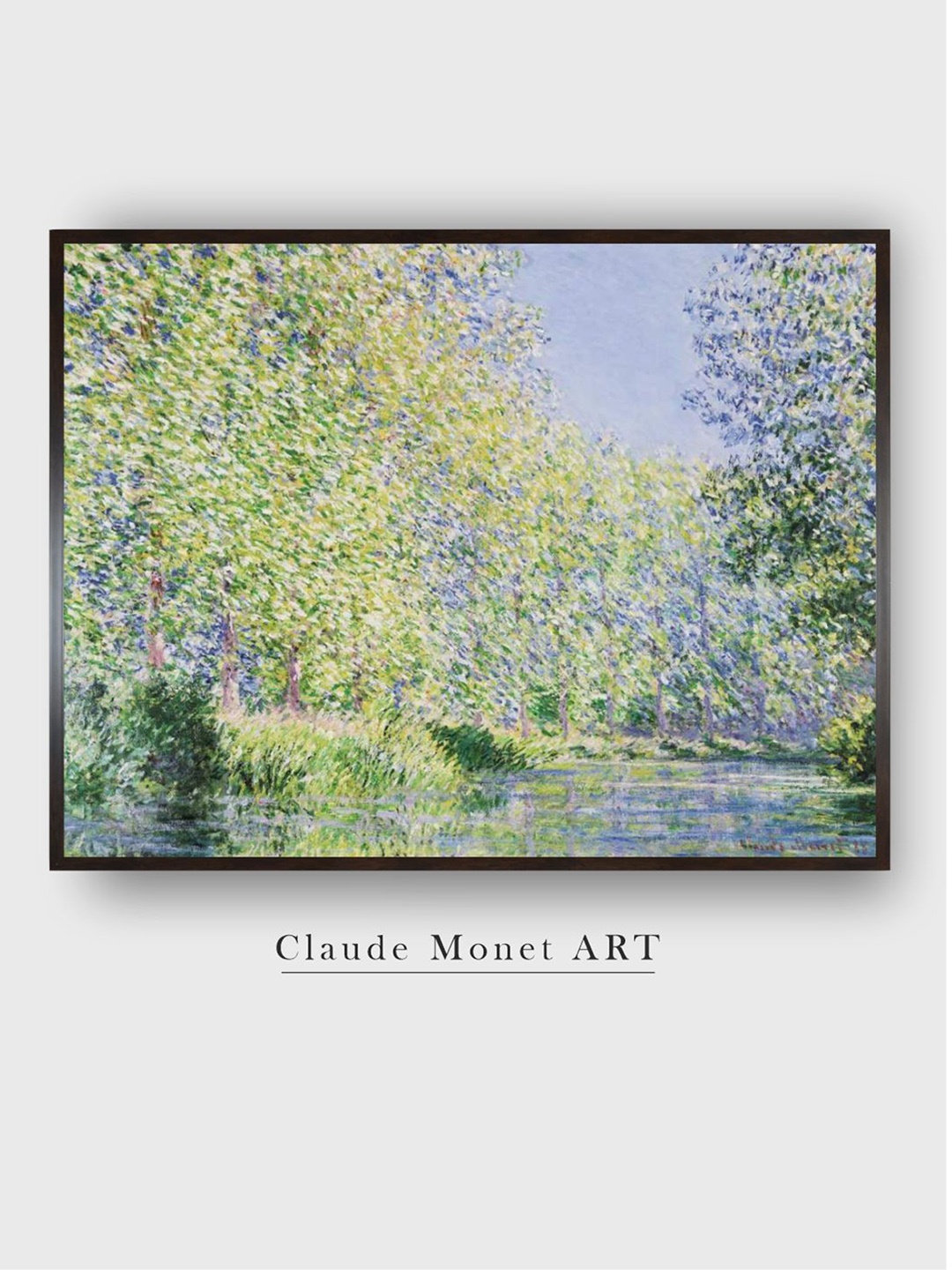 The Art House Green & Blue The Epte River Near Giverny Wooden Frame Painting Wall Art
The Art House Green & Blue The Epte River Near Giverny Wooden Frame Painting Wall Art