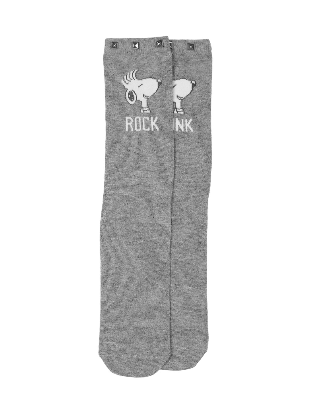 women'secret Women Snoopy Self Design Calf Length Socks, Grey
women'secret Women Snoopy Self Design Calf Length Socks, Grey