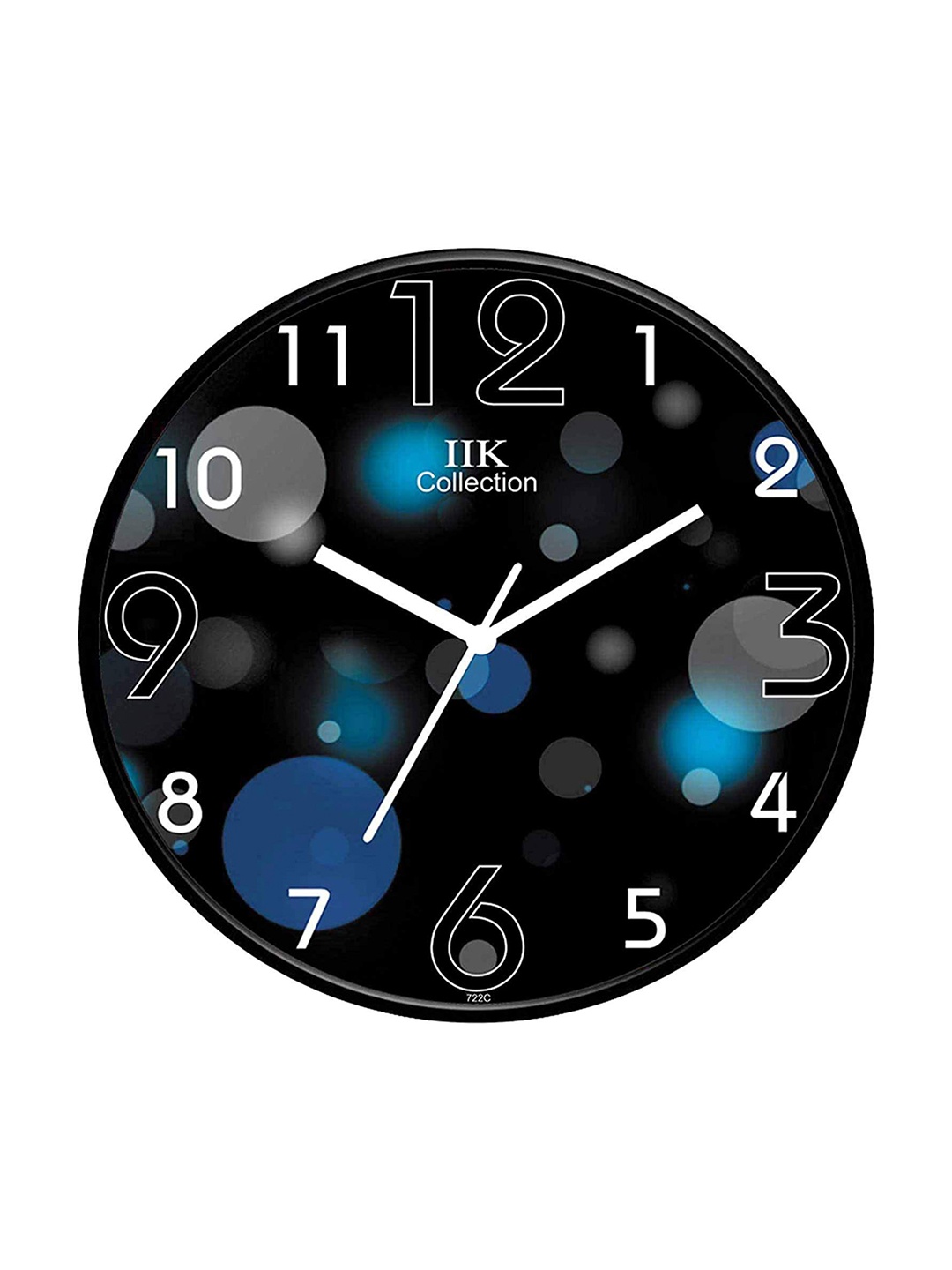 IIK COLLECTION Black and Blue Printed Analogue Round Contemporary Wall Clock
IIK COLLECTION Black and Blue Printed Analogue Round Contemporary Wall Clock