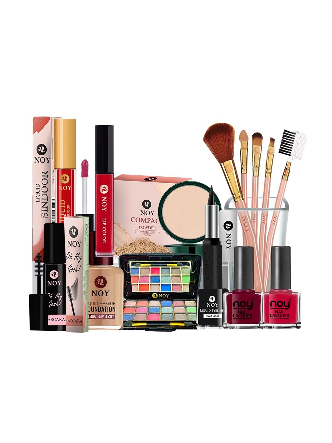 NOY Set Of 15 Marvel Makeup Combo - Flawless Fusion For Stunning Beauty - No. 696, Magenta
NOY Set Of 15 Marvel Makeup Combo - Flawless Fusion For Stunning Beauty - No. 696, Magenta