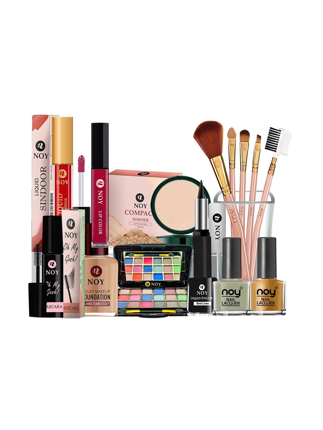 NOY Set Of 15 Bliss Makeup Combo - Perfect Match For Flawless Looks - No. 719, Green
NOY Set Of 15 Bliss Makeup Combo - Perfect Match For Flawless Looks - No. 719, Green
