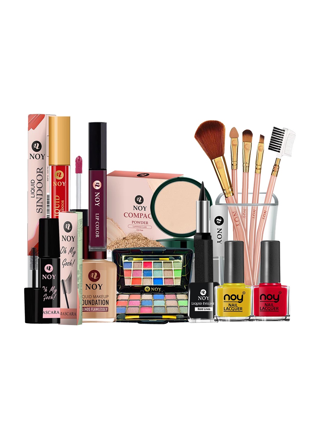 NOY 15Pcs Essence Makeup Combo- For Effortless Beauty In Any Weather - No. 565, Yellow
NOY 15Pcs Essence Makeup Combo- For Effortless Beauty In Any Weather - No. 565, Yellow