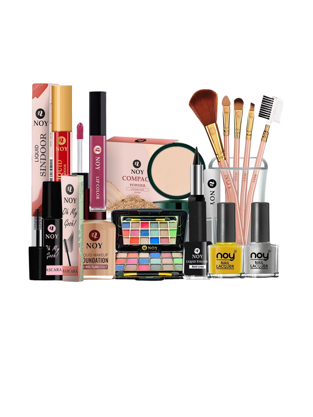 NOY 15Pcs Your Must-Have Pair Makeup Combo - For Gorgeous Results - Combo No. 586, Yellow
NOY 15Pcs Your Must-Have Pair Makeup Combo - For Gorgeous Results - Combo No. 586, Yellow