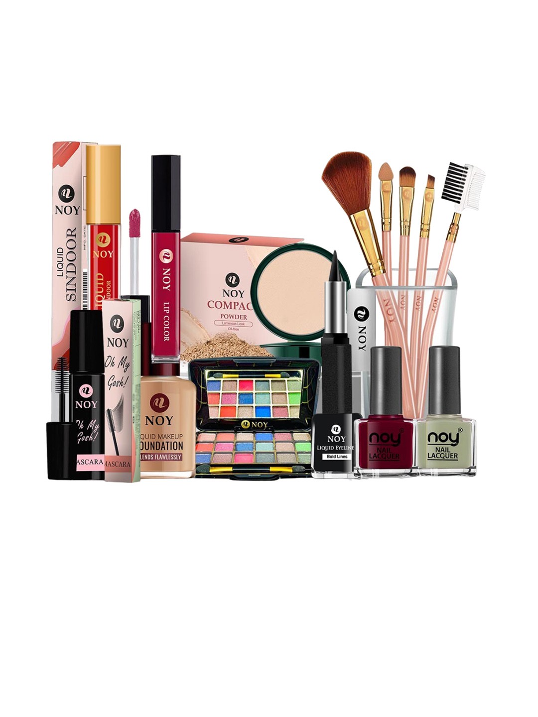 NOY Set Of 15 Divine Makeup Combo - Heavenly Beauty In Perfect Pairing - No. 615, Green
NOY Set Of 15 Divine Makeup Combo - Heavenly Beauty In Perfect Pairing - No. 615, Green