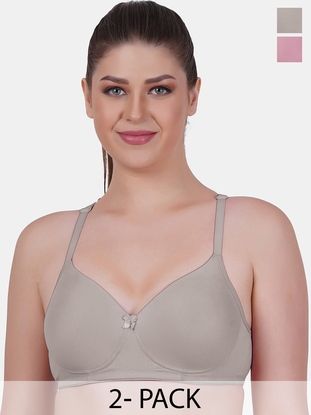 Reveira Pack Of 2 Dry Fit Workout Bra Medium Coverage Non Padded All Day Comfort, Purple
Reveira Pack Of 2 Dry Fit Workout Bra Medium Coverage Non Padded All Day Comfort, Purple
