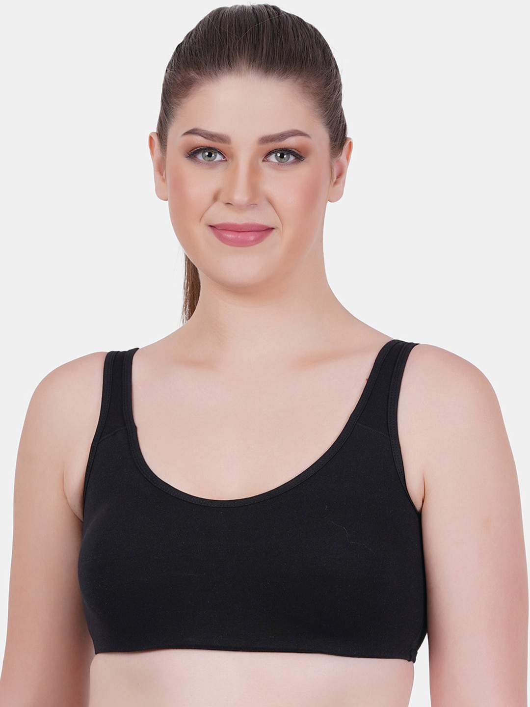 Reveira Dry Fit Workout Bra Medium Coverage Non Padded All Day Comfort Seamless, Black
Reveira Dry Fit Workout Bra Medium Coverage Non Padded All Day Comfort Seamless, Black