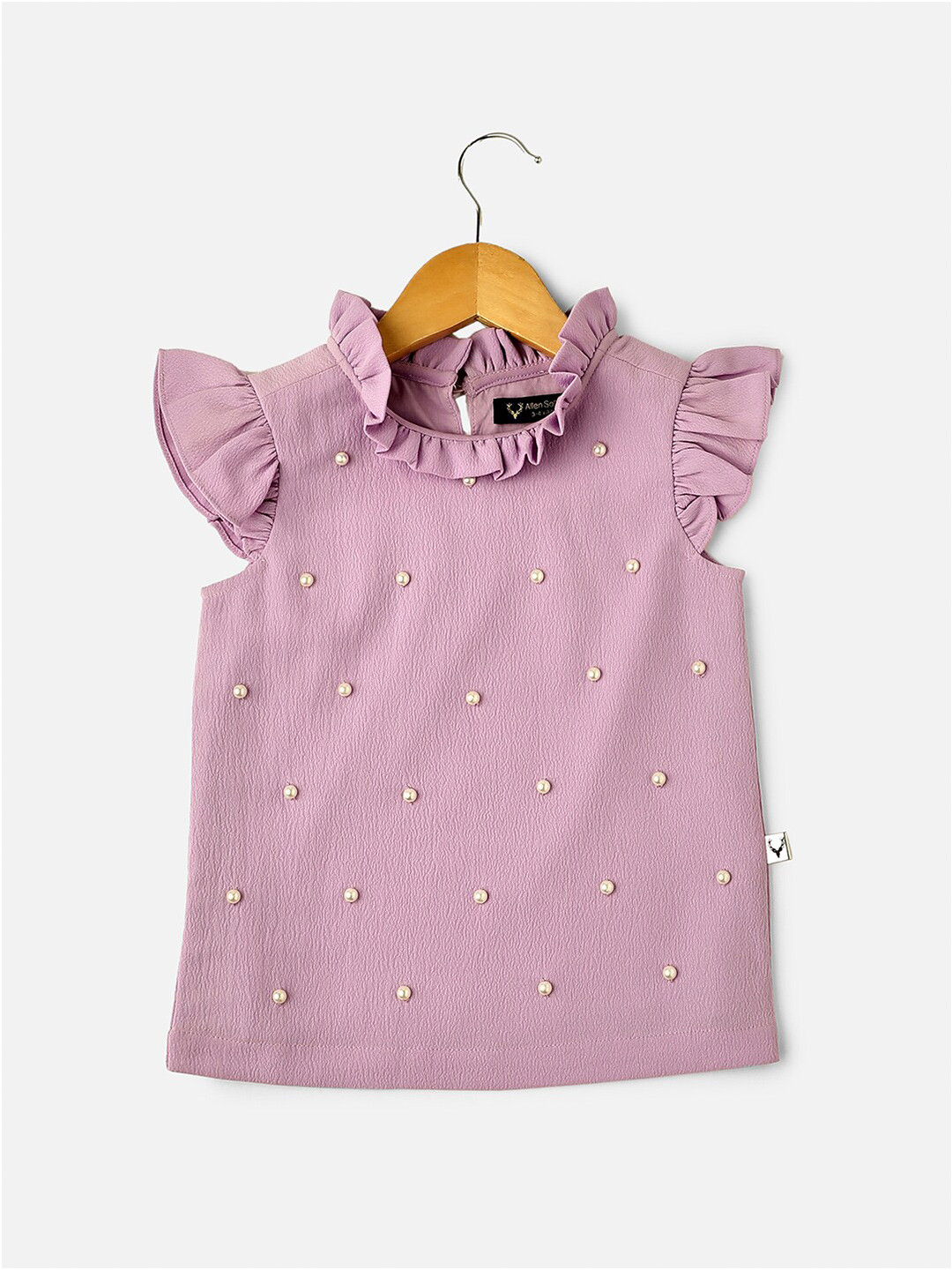 Allen Solly Junior Girls Embellished Cap Sleeves Pure Cotton Top, Purple
Allen Solly Junior Girls Embellished Cap Sleeves Pure Cotton Top, Purple